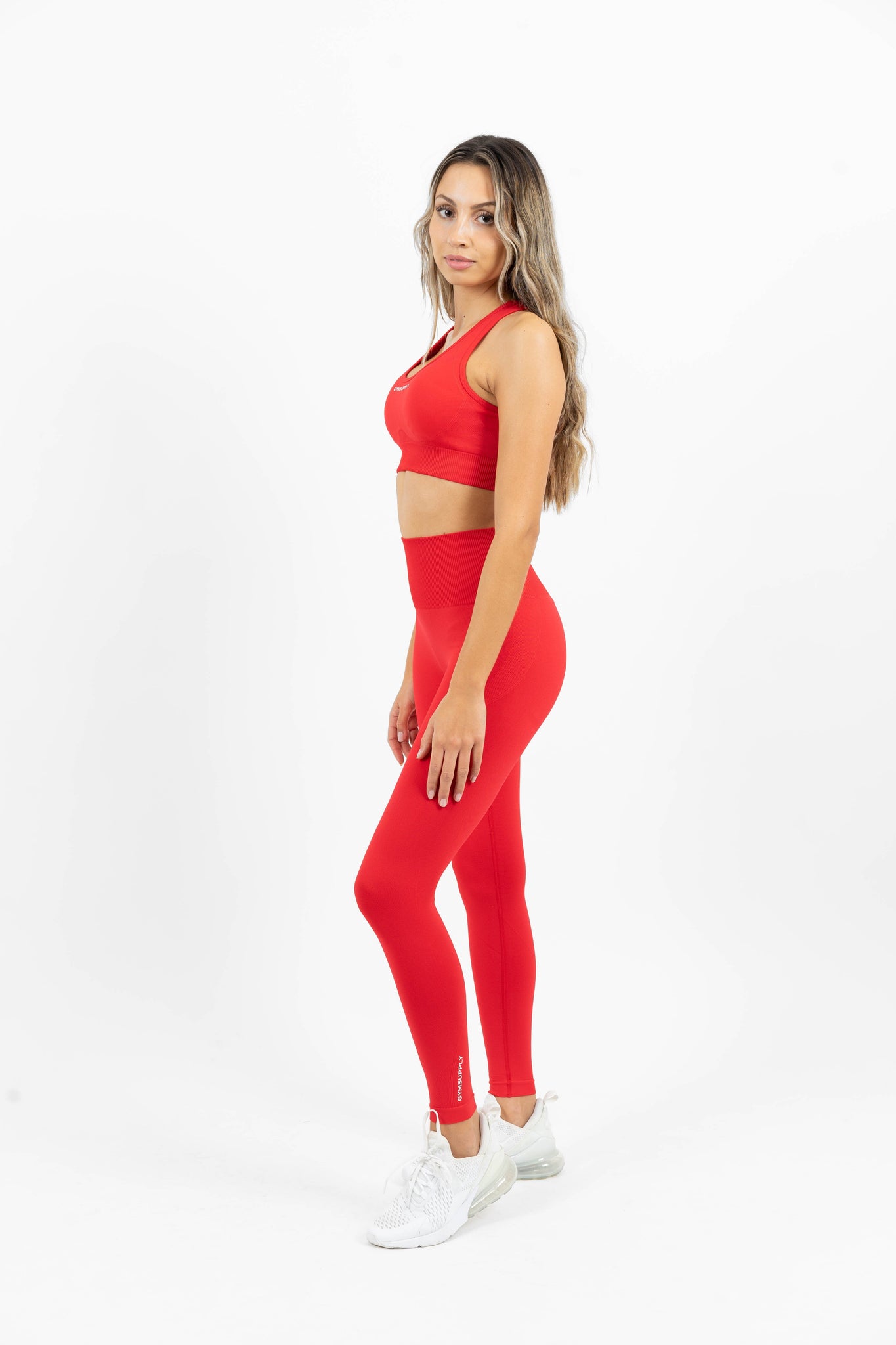 Icon Seamless Leggings - Ruby Red