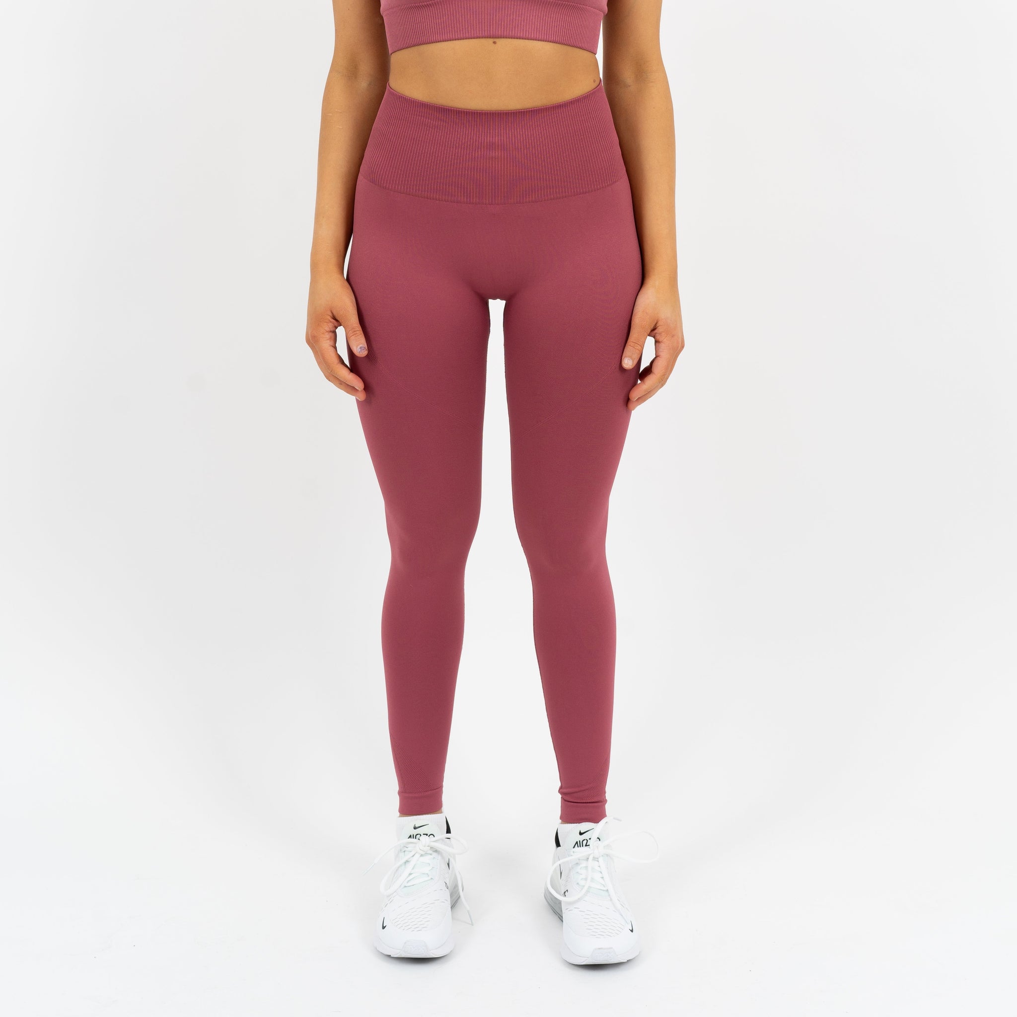 Icon Seamless Leggings - Red - Gymsupply