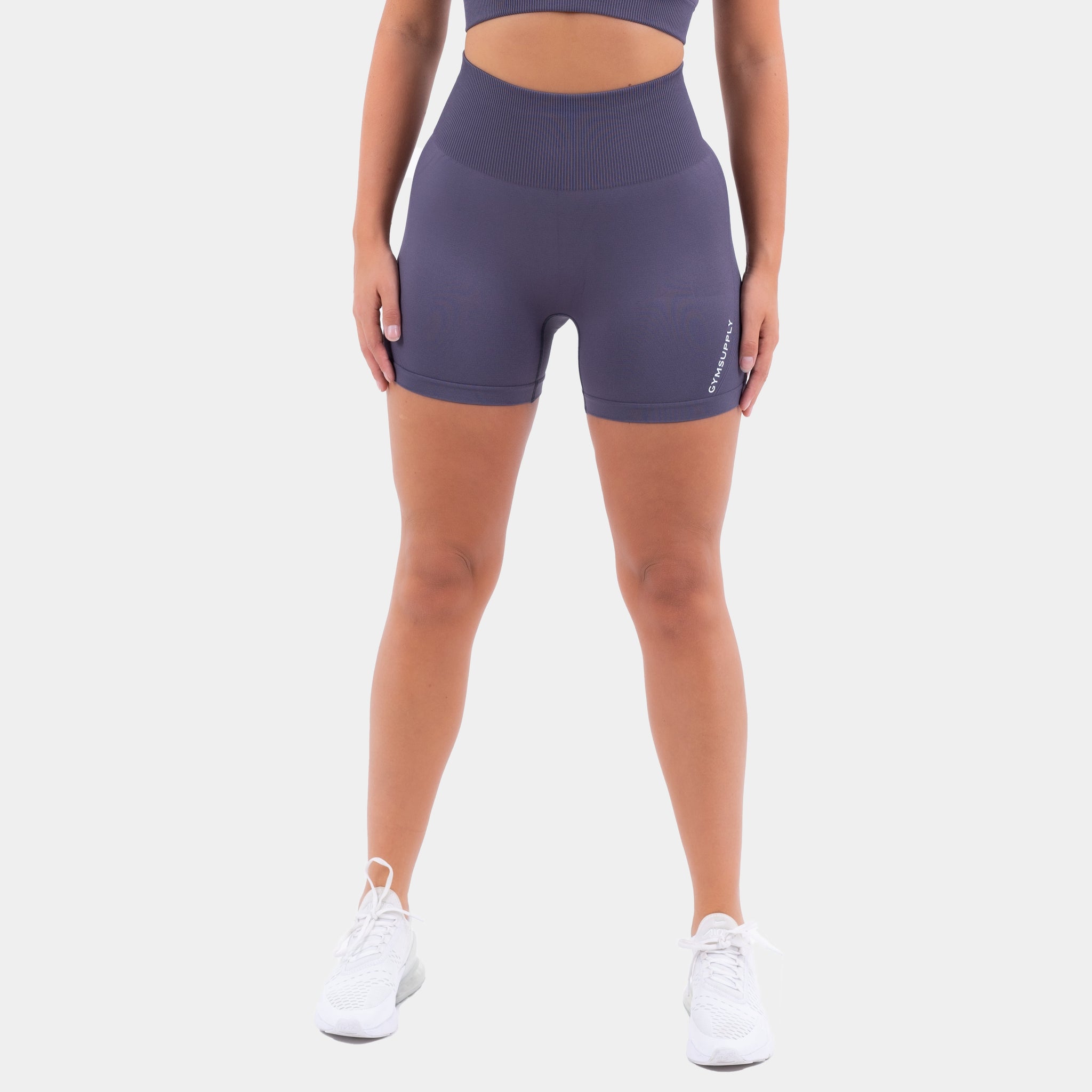 Icon Seamless Shorts - Grey | Gymsupply