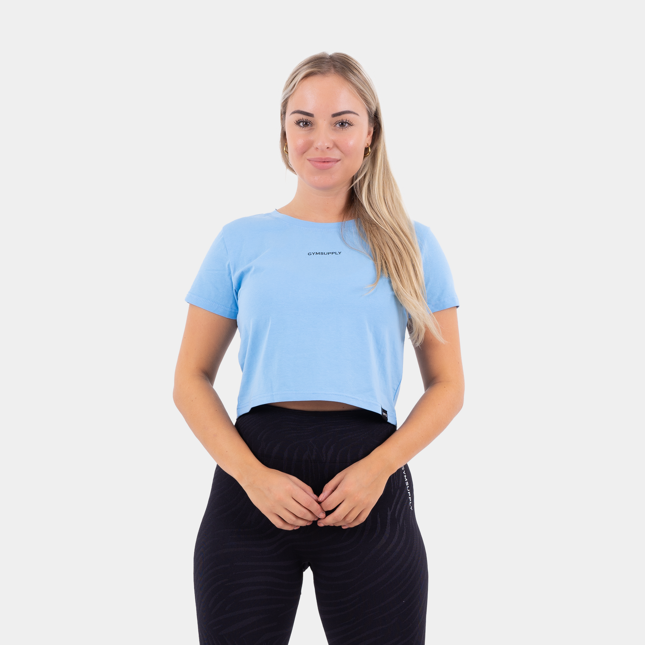 Crop T-shirt - Blue